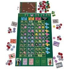 Penampilan dealer live casino profesional dengan meja permainan dan audience online